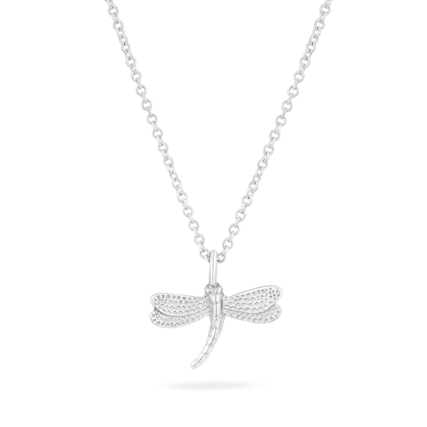 Midi Dragonfly Pendant Sterling Silver