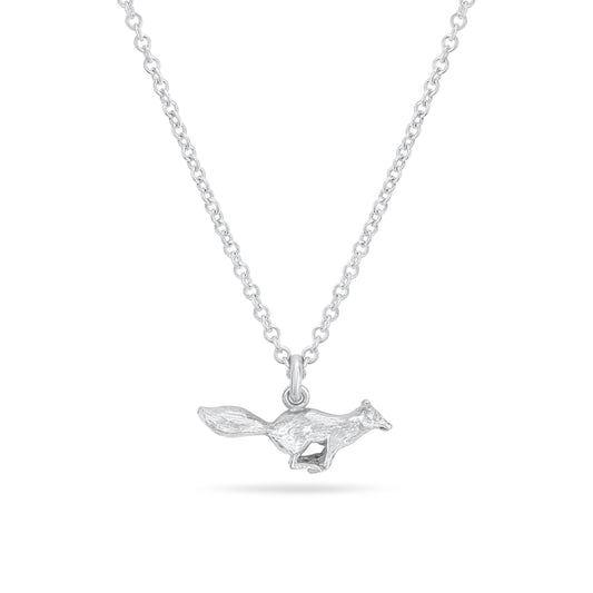 Running Fox Sterling Silver
