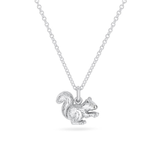 Midi Squirrel Pendant in sterling silver